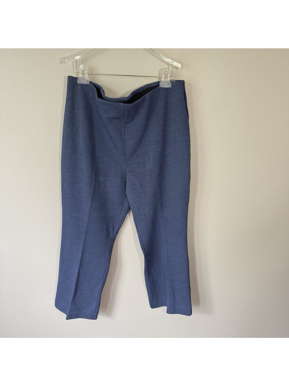 Talbots Pants Women’s Plus Size 16 Blue Montauk High Waist Flare Leg Ankle NEW